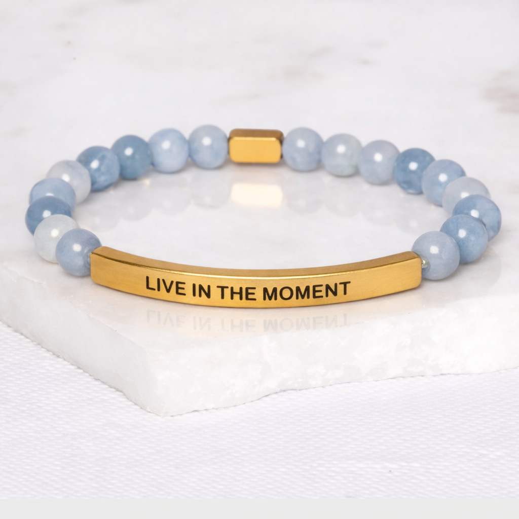 LIVE IN THE MOMENT - Blue Angelite