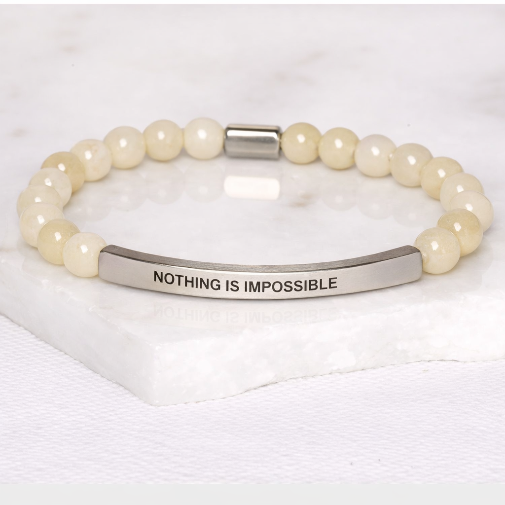 NOTHING IS IMPOSSIBLE Citrine Bracelet