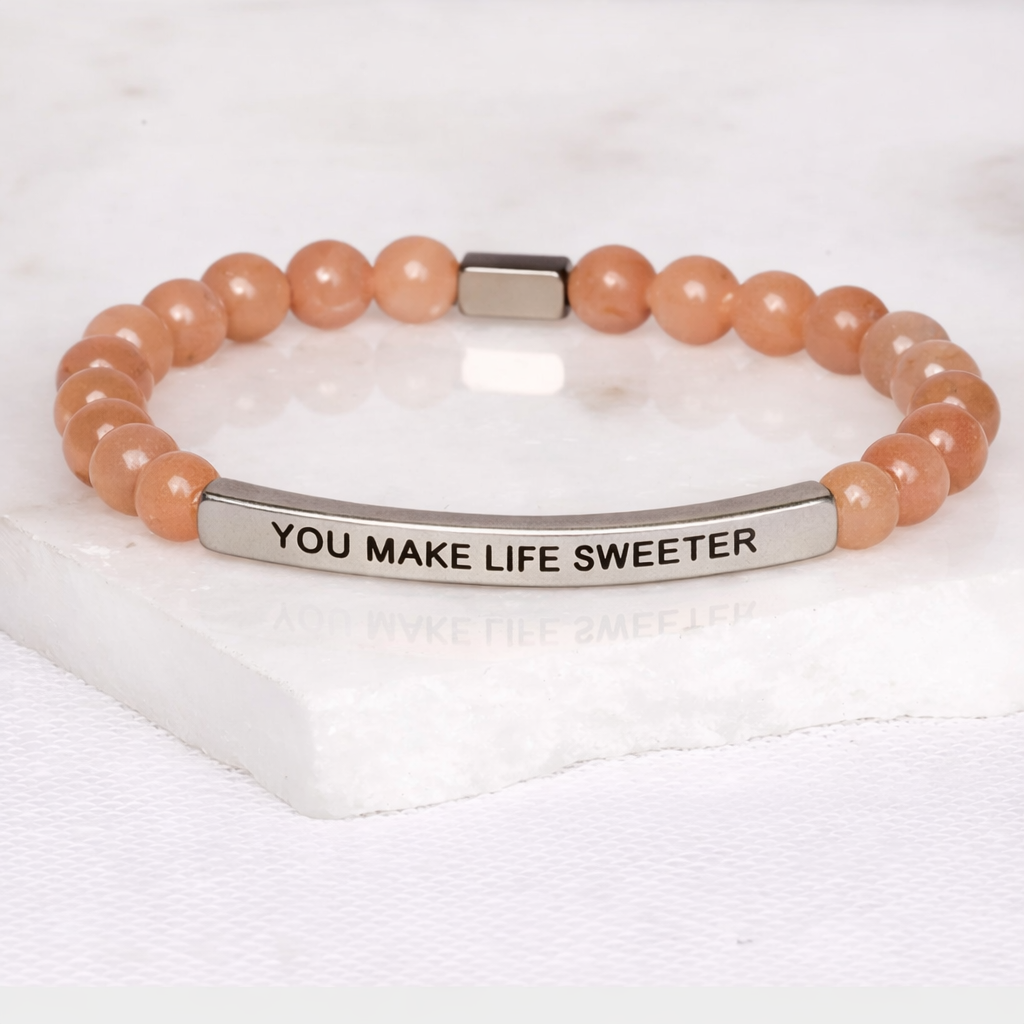 YOU MAKE LIFE SWEETER Sunstone Bracelet