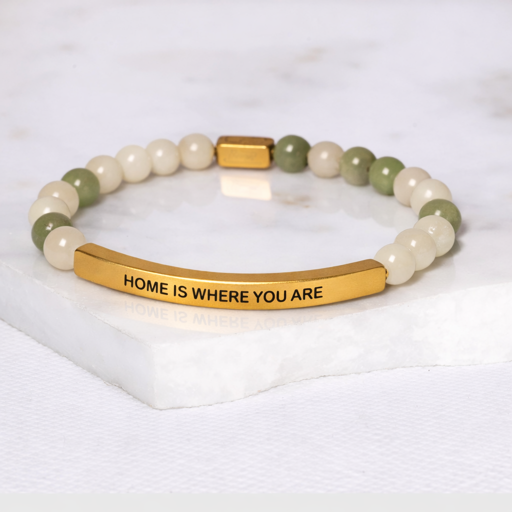 HOME IS WHERE YOU ARE Jade Bracelet Sweet Reminders