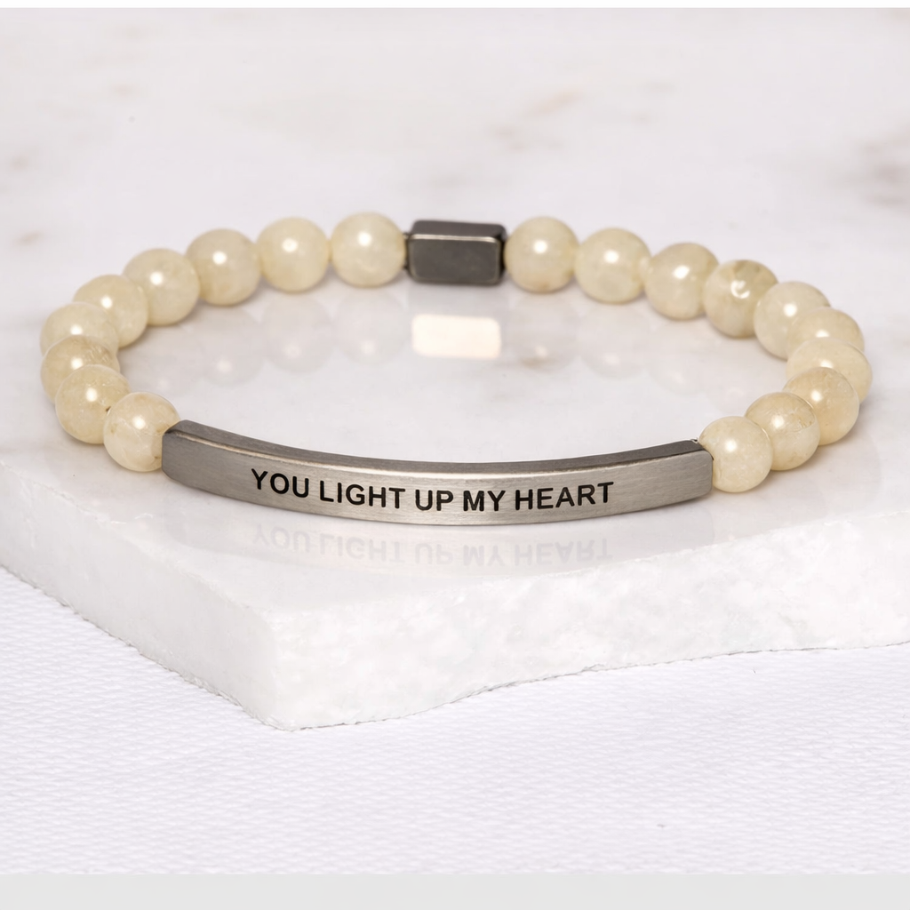 YOU LIGHT UP MY HEART Citrine Bracelet