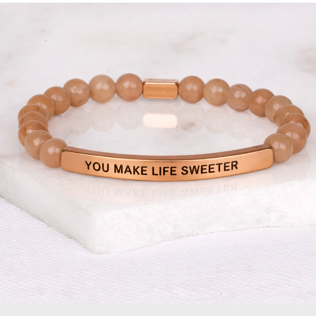 YOU MAKE LIFE SWEETER Sunstone Bracelet
